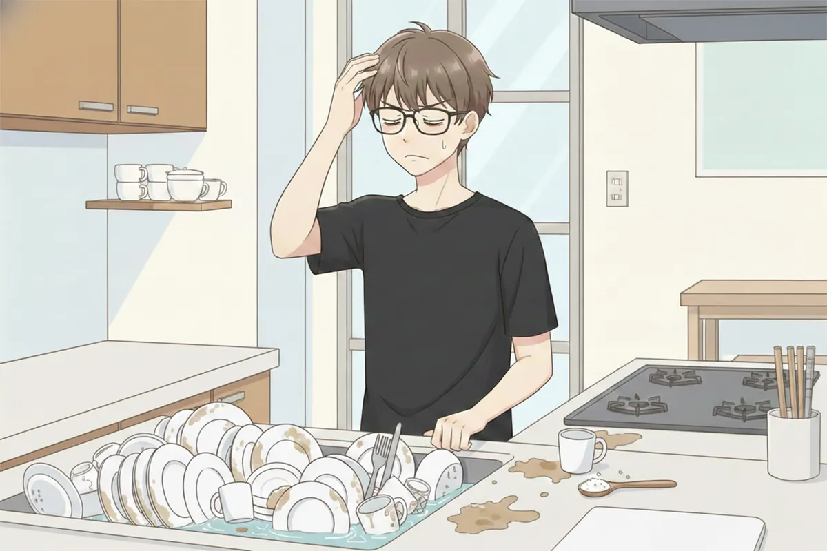 一人暮らしの皿洗いがめんどくさいなら食器を減らす。ミニマリスト式の解決法