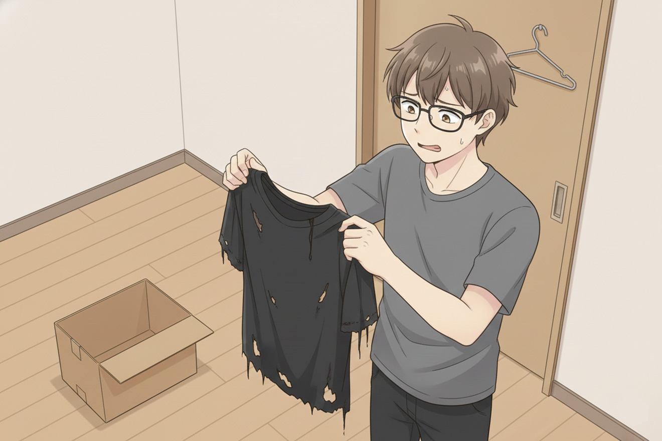 ミニマリストは服の寿命が短い？