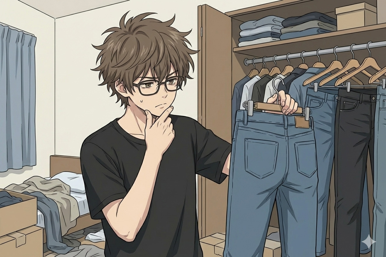 ミニマリストはデニムを履かない？