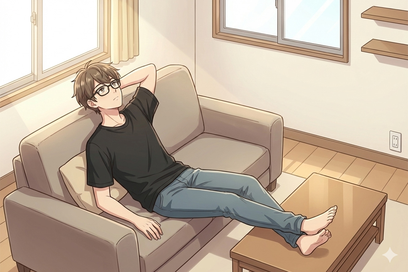 一人暮らしの休日はつまらない