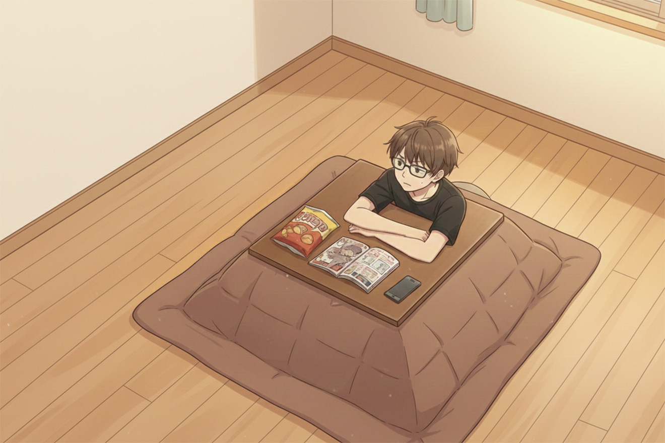 一人暮らしとこたつ