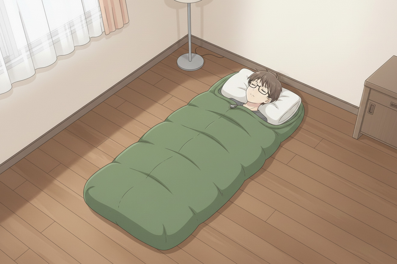 ミニマリストと寝袋