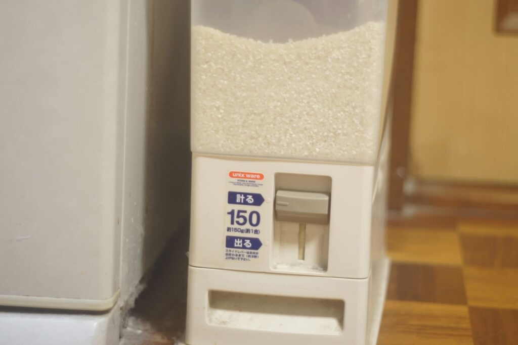 一人暮らしに米びつはいらないのか考察