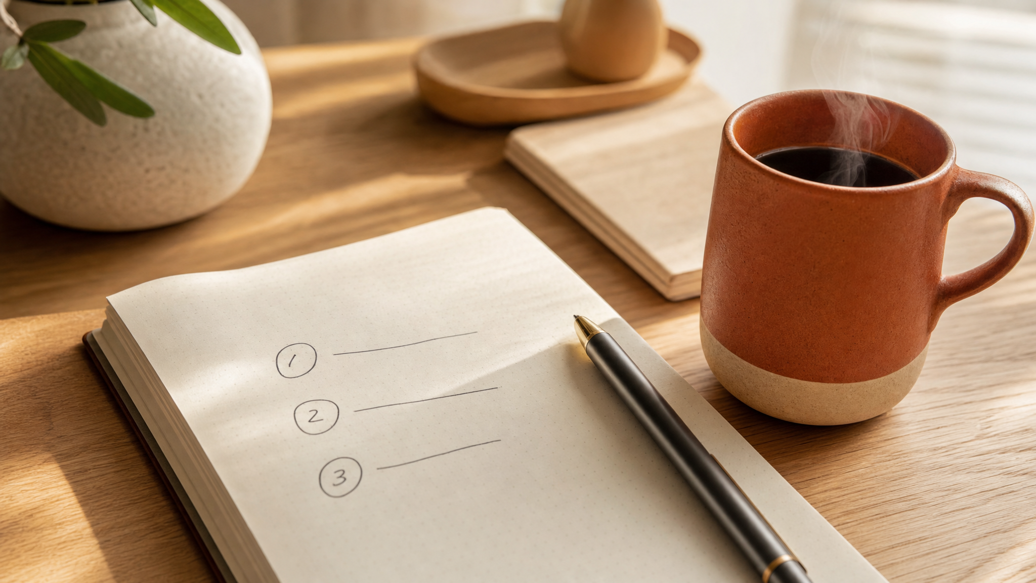 譲れない条件を3つだけ書き出すノート