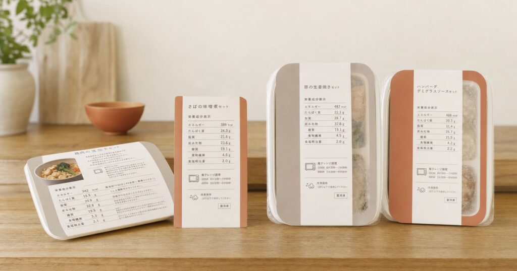 meal delivery additives comparison 比較イメージ